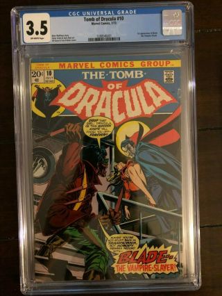 The Tomb Of Dracula 10 First Appearance Of Blade
