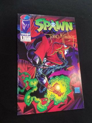 Spawn 1 Signed By Todd Mcfarlane 1st Print Image Comics Autographed