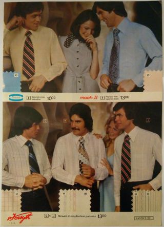 1974 Vintage PAPER PRINT AD fashion mens clothing thermal shirt briefs underwear 2