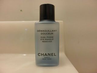 Vintage Chanel Empty Plastic Bottle Of Eye Make Up Remover