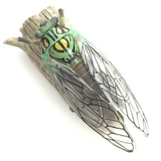 Weekly Japanese Natural Monument Mini Figure 41 Himeharu - Zemi Cicada Kaiyodo 4