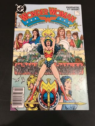 Wonder Woman 1 (1987) Nm - 9.  2 Wraparound George Perez Cvr Key 