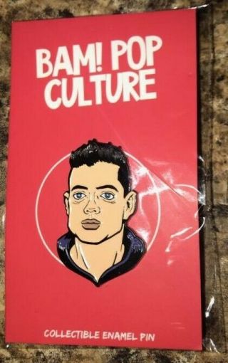 bam box exclusive Mr.  Robot pin and Ghost in the shell dog tags movie prop. 2