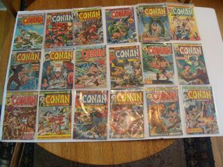 CONAN THE BARBARIAN 1 THROUGH 95 MOST ISSUES PLUS ANNUALS,  SPECIALS 5