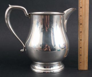 Perfect 1950s Vintage Mid - Century S Kirk & Son Sterling Silver Water Pitcher