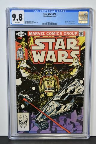 Star Wars 52 (1981) Cgc Graded 9.  8 Walt Simonson Cover & Art Darth Vader