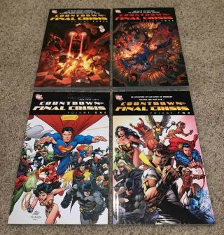 Countdown To Final Crisis Vol.  1 2 3 4 Tpb Set - Complete Series - Rare & Oop