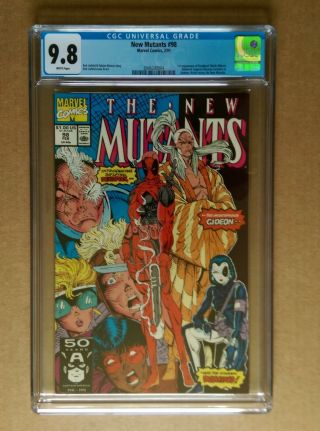 Mutants 98 - CGC 9.  8 - 1st appearance of Deapool - Liefeld art - 2