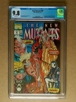 Mutants 98 - CGC 9.  8 - 1st appearance of Deapool - Liefeld art - 3