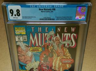Mutants 98 - CGC 9.  8 - 1st appearance of Deapool - Liefeld art - 5