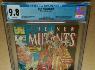 Mutants 98 - CGC 9.  8 - 1st appearance of Deapool - Liefeld art - 6