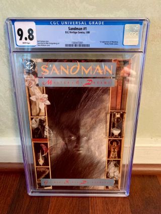 Sandman 1 Cgc 9.  8 Wp Netflix Tv Show First Morpheus Neil Gaiman Sam Keith