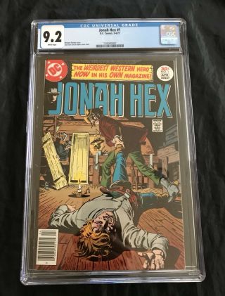 Jonah Hex 1 (3 - 4/77) Cgc 9.  2 White Pages Western Gem