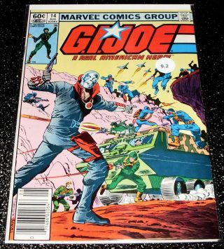 G.  I Joe 14 1st Print (9.  2) 1982 Series Marvel Comics