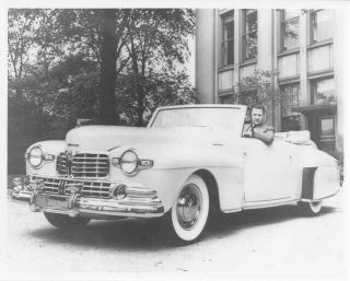 1946 Lincoln Continental Indianapolis 500 Pace Car Photo - Henry Ford Ii 0018