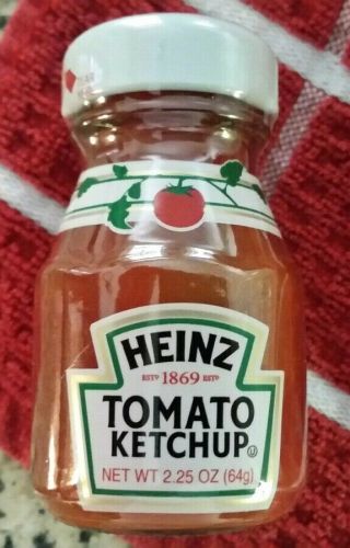 Heinz Ketchup 2.  25oz Collectible Bottle/brand