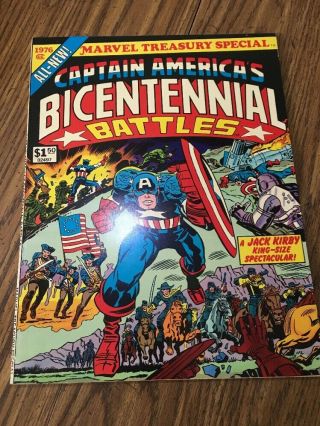 Marvel Treasury Special 1976 Captain America’s Bicentennial Battles Jack Kirby