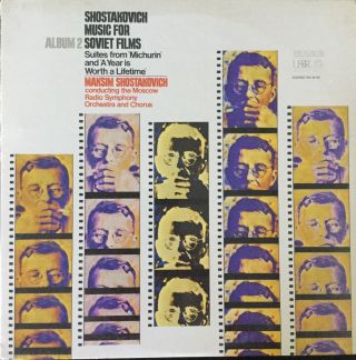 Shostakovich - Music For Soviet Films Vol.  2 - Melodiya Ussr - - Oop