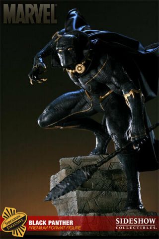 Black Panther Sideshow Exclusive Premium Format Statue - - Og -