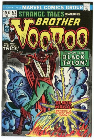 Strange Tales 173 Nm - 9.  2 White Pages Brother Voodoo Marvel 1974