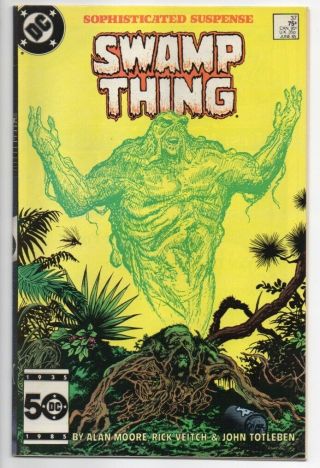 Swamp Thing 37 Vf,  8.  5 1st Appearance John Constantine Alan Moore