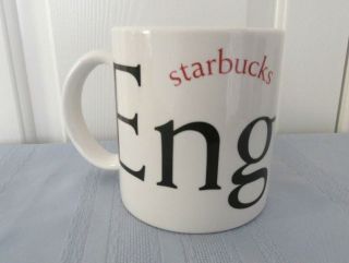 Starbucks England Oversized Mug City Mug Collectors Series ©2002 Made In England