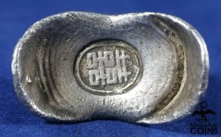 Chinese/japanese Solid Silver Boat Decoration (46.  8 Grams)