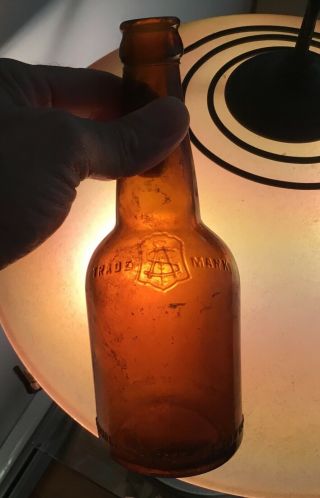 Antique Philadelphia Pa Squat Beer Bottle Arnholt Schaefer Brewing Co Early 1900
