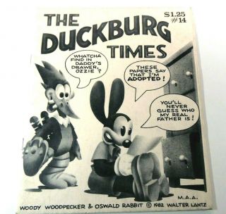The Duckburg Times (1982) 14 Fanzine Carl Banks Dana Gabbard Ships