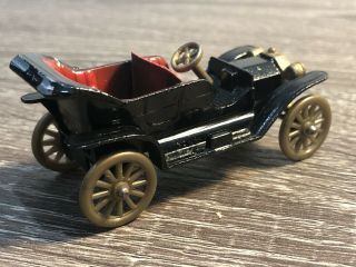 Vintage Tootsietoy Die Cast - Black Ford Model T (1912) Tootsie Toy Made in USA 3