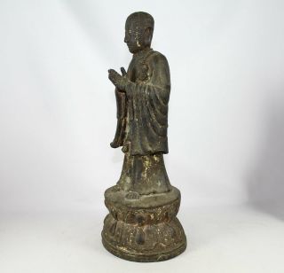 LARGE CHINESE BRONZE FIGURE of ANANDA SONG - EARLY MING DYNASTY 1968 Grams 3