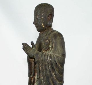 LARGE CHINESE BRONZE FIGURE of ANANDA SONG - EARLY MING DYNASTY 1968 Grams 4