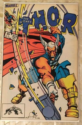 Thor 337 1st Beta Ray Bill Ragnarok Cameo