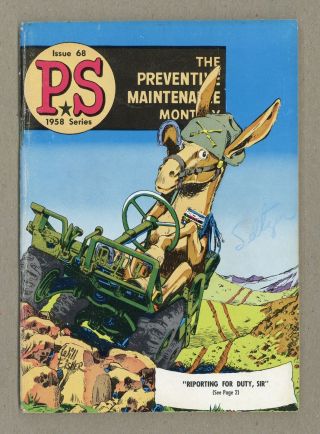 Ps The Preventive Maintenance Monthly 68 1958 Vg 4.  0