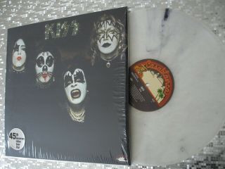 Kiss " S/t First Album " 45th Anniversary Clear Vinyl 180 - Gram Lp