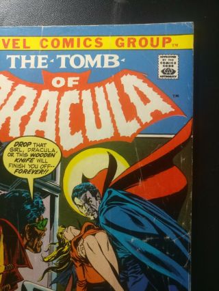 1973 Marvel Tomb of Dracula 10 1st Appearance of Blade the Vampire Hunter 6