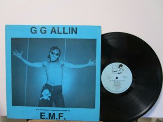 G G Allin & The Scumfucs E M F Punk Hardcore Rare 1989 Vinyl Lp Ex,  /n/m