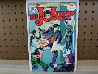Joker 1 May 1975 4.  0 Vg Dc Penguin Riddler Twoface Catwoman
