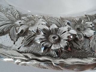 Kirk Plate - 38 - Antique Dinner Charger Repousse - American Sterling Silver 2