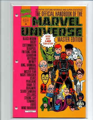 The Official Handbook Of The Marvel Universe Master Edition 25 - Near