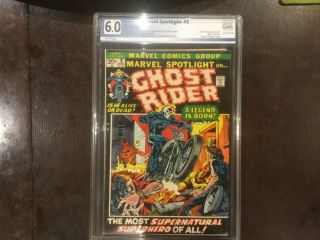 Marvel Spotlight 5 Graded 6.  0 White Pages 1st Ghost Rider