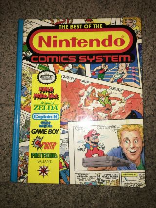 The Best Of The Nintendo Comics System Book Hardcover (valiant Comics - 1990)