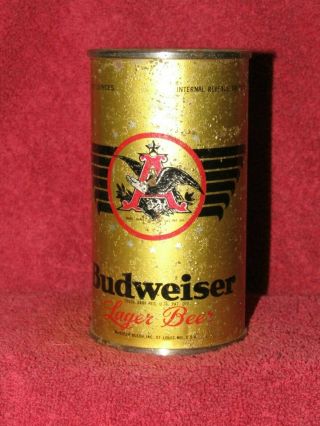 Budweiser Eagle Claw I/o Flat Top Beer Can Anheuser Busch Brewing St Louis Mo.
