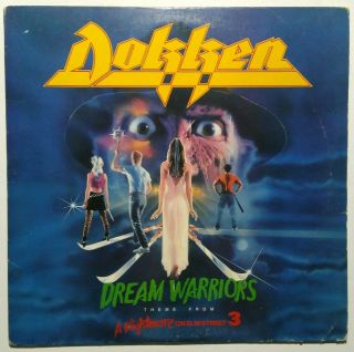 Dokken Dream Warriors Ep Nightmare On Elm Street 3 Vinyl Record