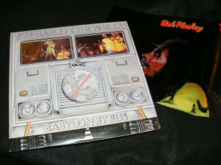 1978 Babylon By Bus Bob Marley And The Wailers 2 Lp With Poster Insert