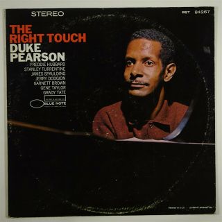 Duke Pearson " The Right Touch " Jazz Lp Blue Note 84267