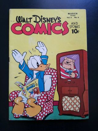 Walt Disney Comics And Stories 66 - (mar.  1946,  K.  K. ) Fn,