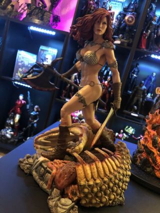 Sideshow Red Sonja She Devil W/ Sword Premium Format Statue Exclusive