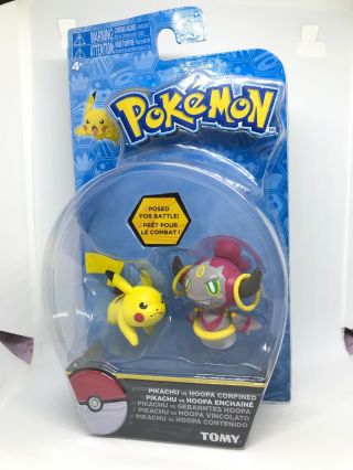 Tomy Pokemon Pikachu Vs Hoopa Confined Set 2 Figures Rare
