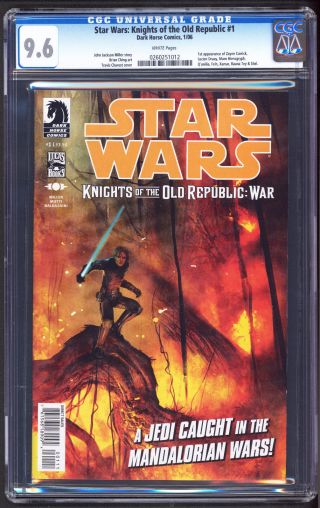 Star Wars: Knights Of The Old Republic 1 Cgc 9.  6 Nm 8 First Appearances